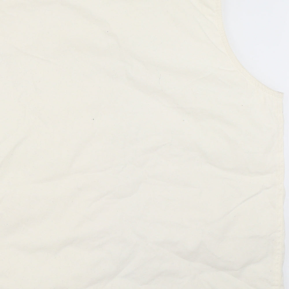 Topman Mens Ivory Jacket Waistcoat Size S