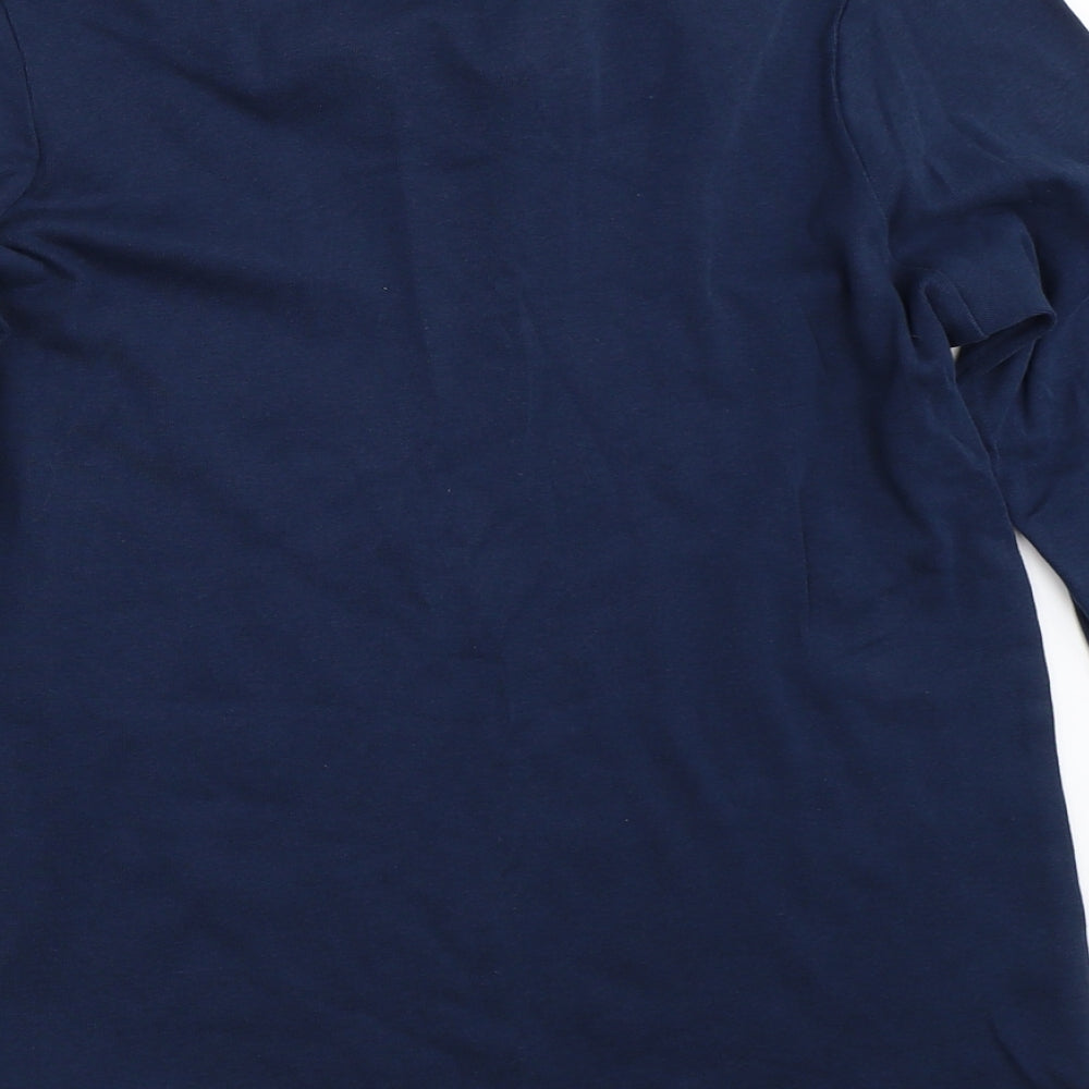Julipa Womens Blue Basic T-Shirt Size 14