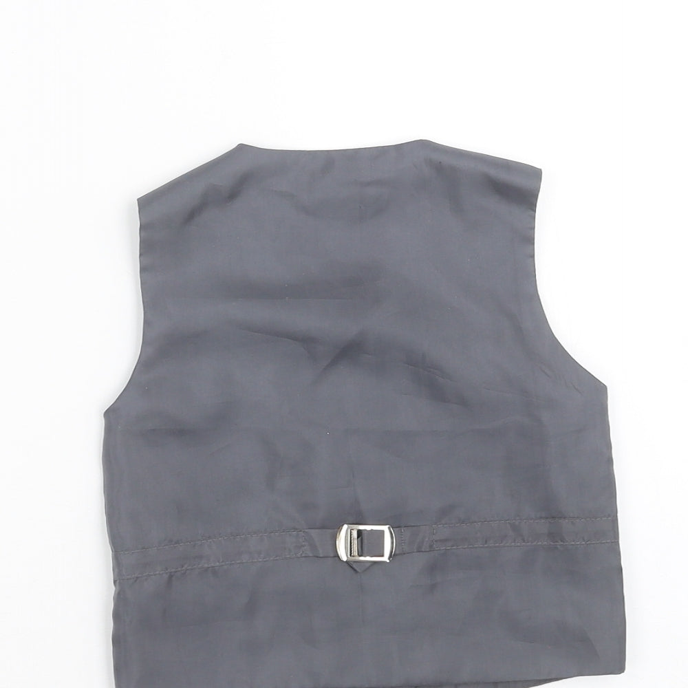 Romario Boys Grey Jacket Waistcoat Size 2 Years