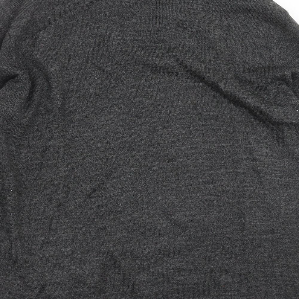 industrialize Mens Grey Knit Pullover Jumper Size L