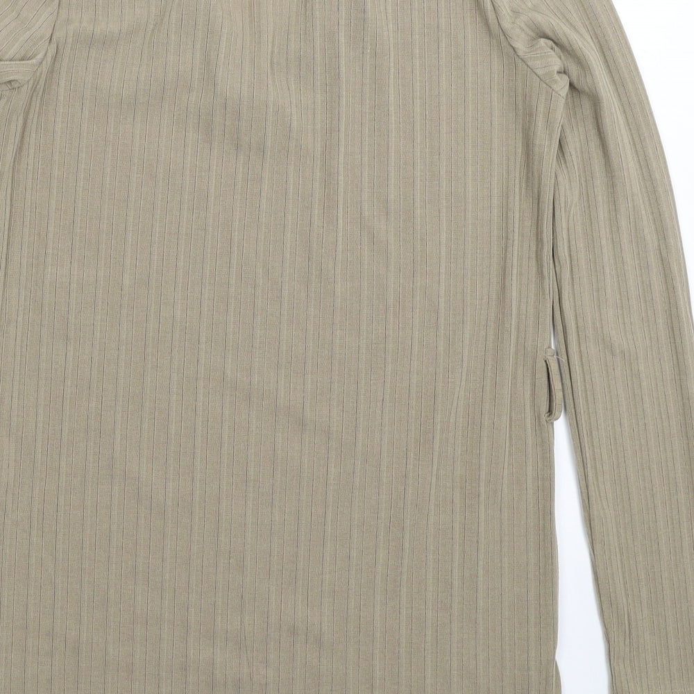 Papaya Womens Grey Basic T-Shirt Size 8