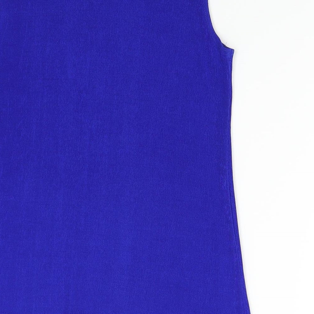 Preworn Womens Blue Basic T-Shirt Size L