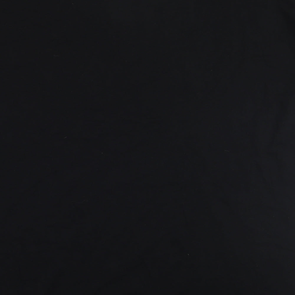 PRETTYLITTLETHING Womens Black Basic T-Shirt Size 12