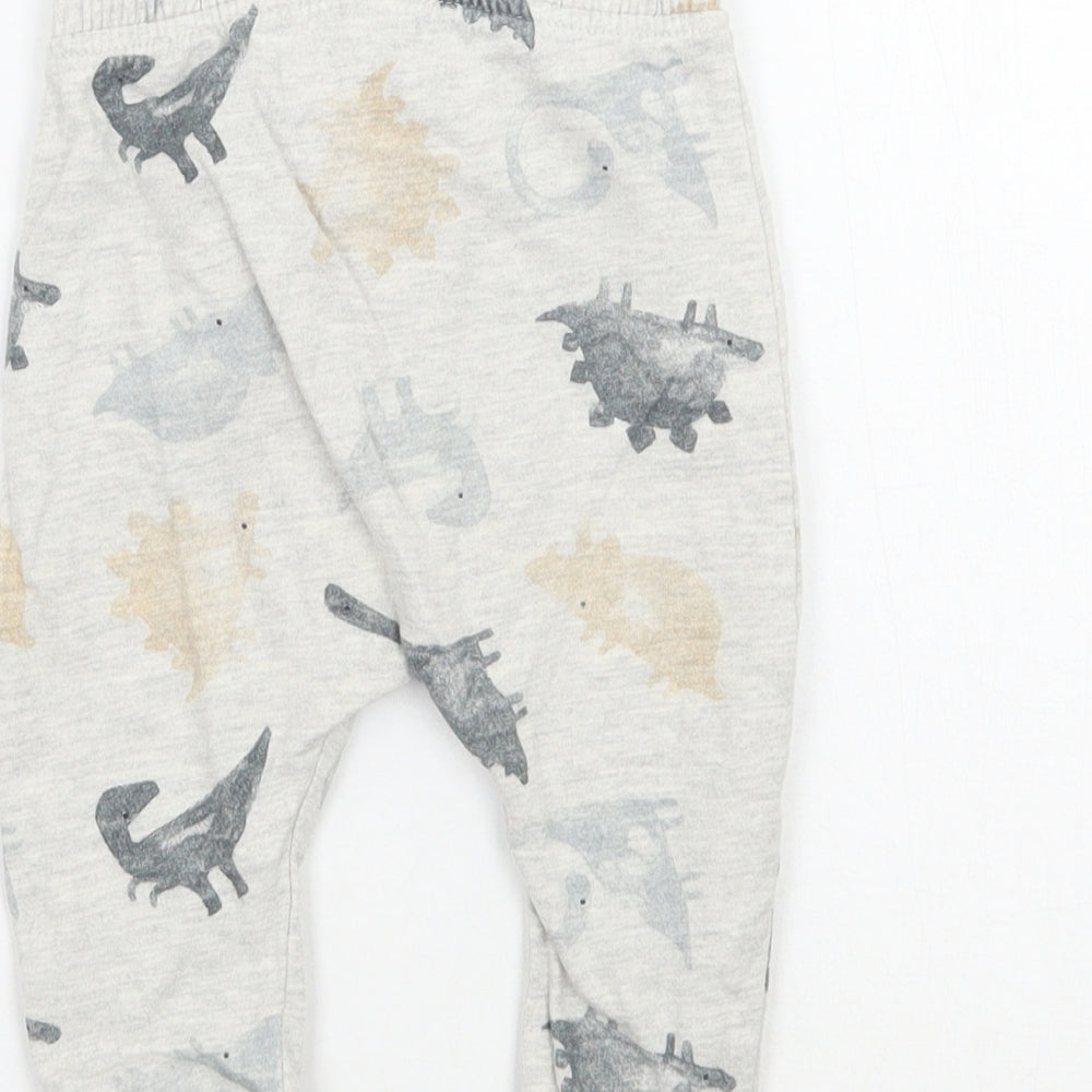 TU Baby Grey Geometric Sweatpants Trousers Size 3-6 Months
