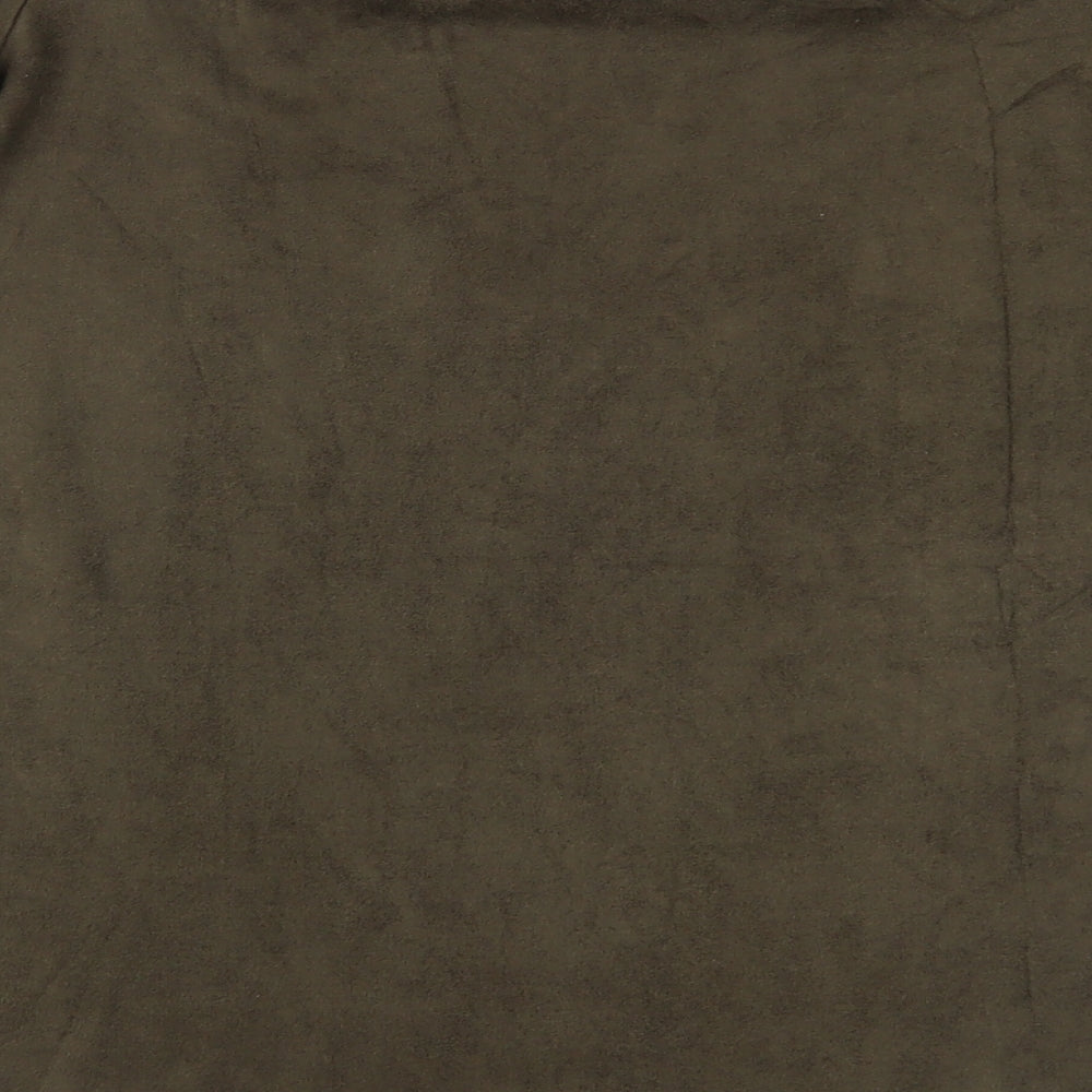 only & u Womens Green Basic Blouse Size M