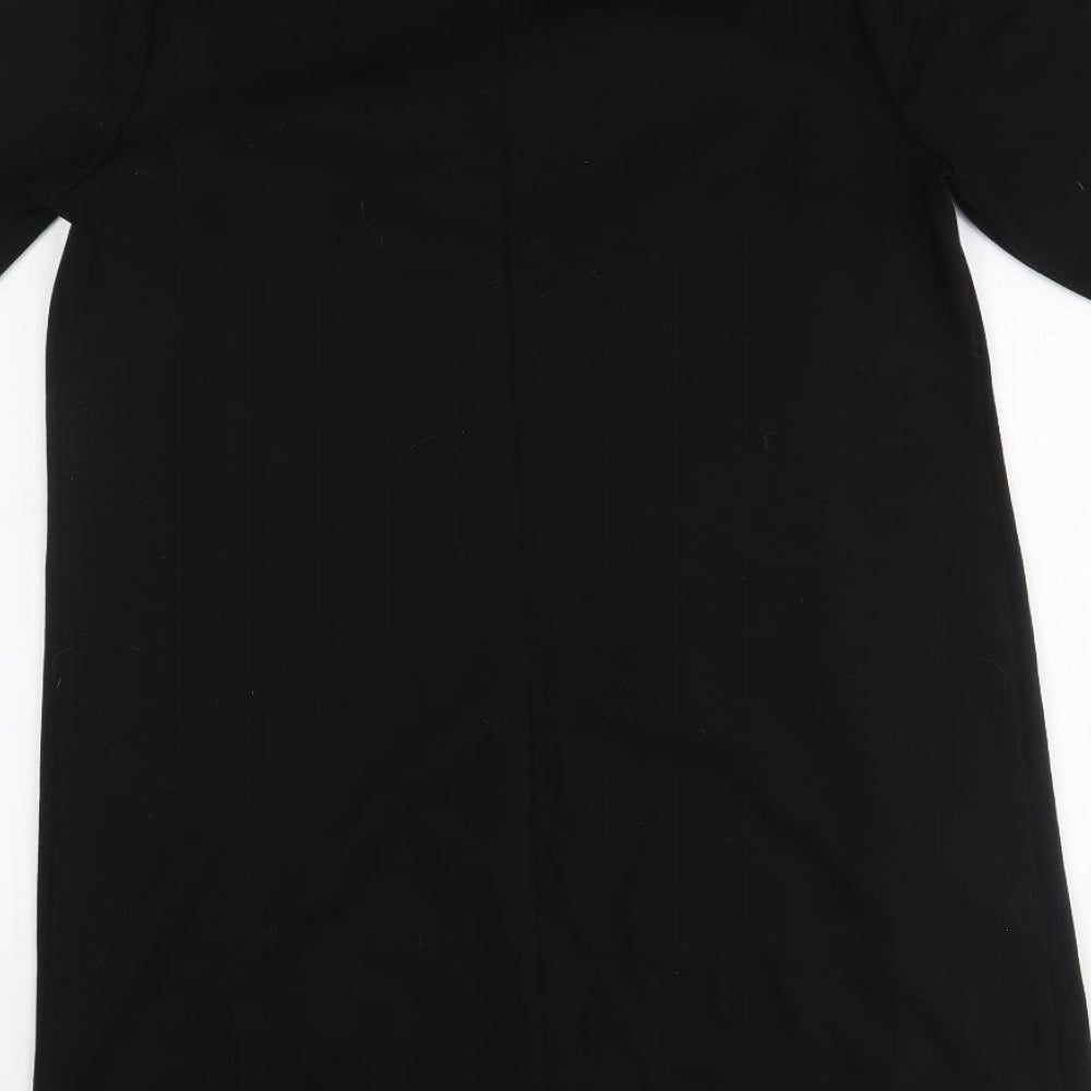 George Womens Black A-Line Size 14