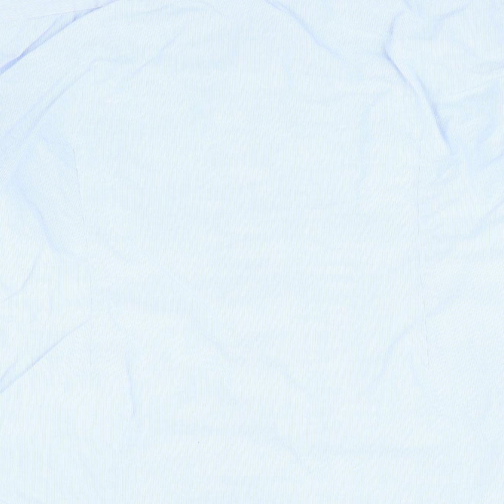 Autograph Boys Blue Striped Basic Button-Up Size 11 Years