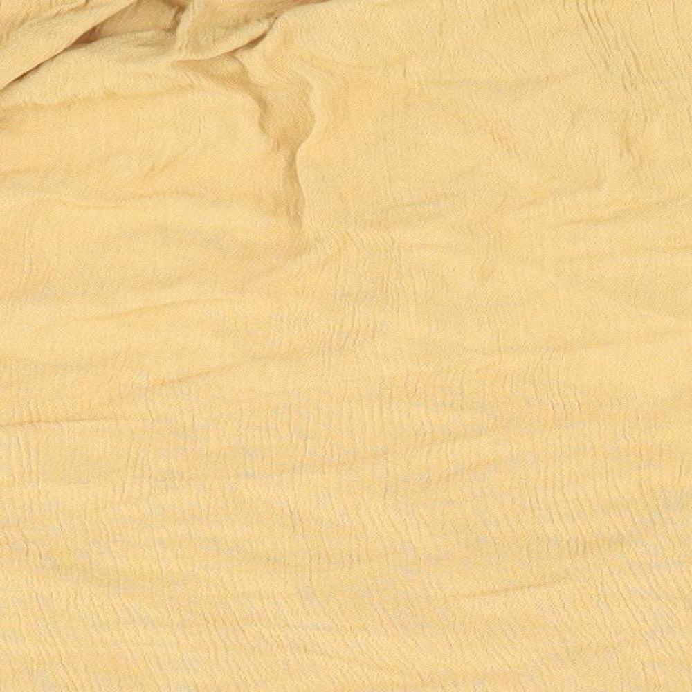 New Look Womens Gold Basic Blouse Size 10