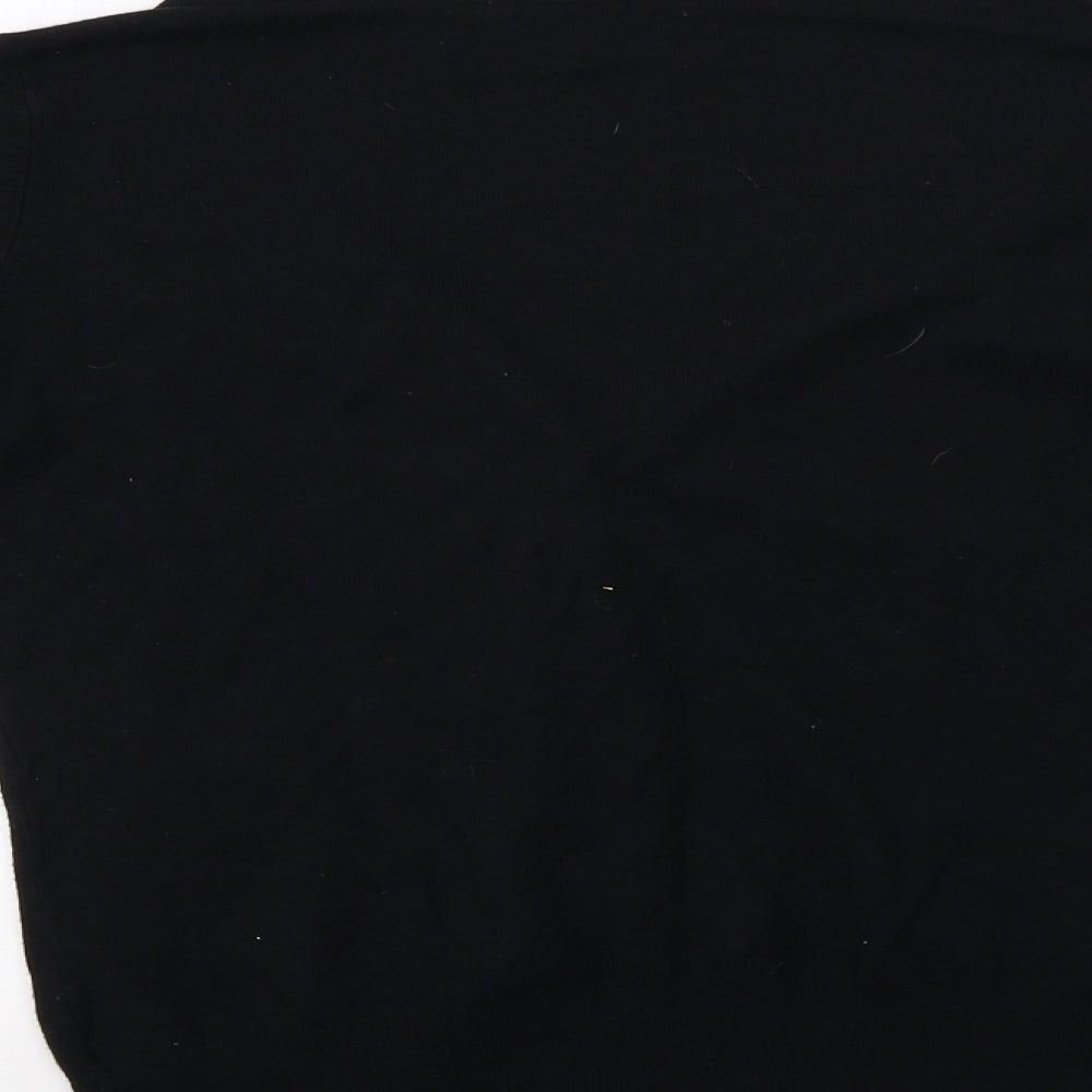 M&Co Womens Black Cardigan Jumper Size 12