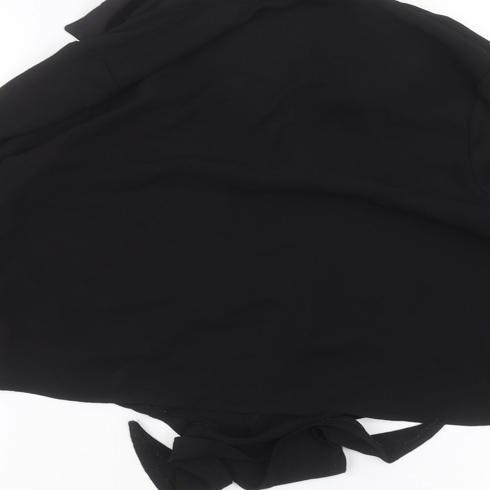 Select Womens Black Basic T-Shirt Size 10
