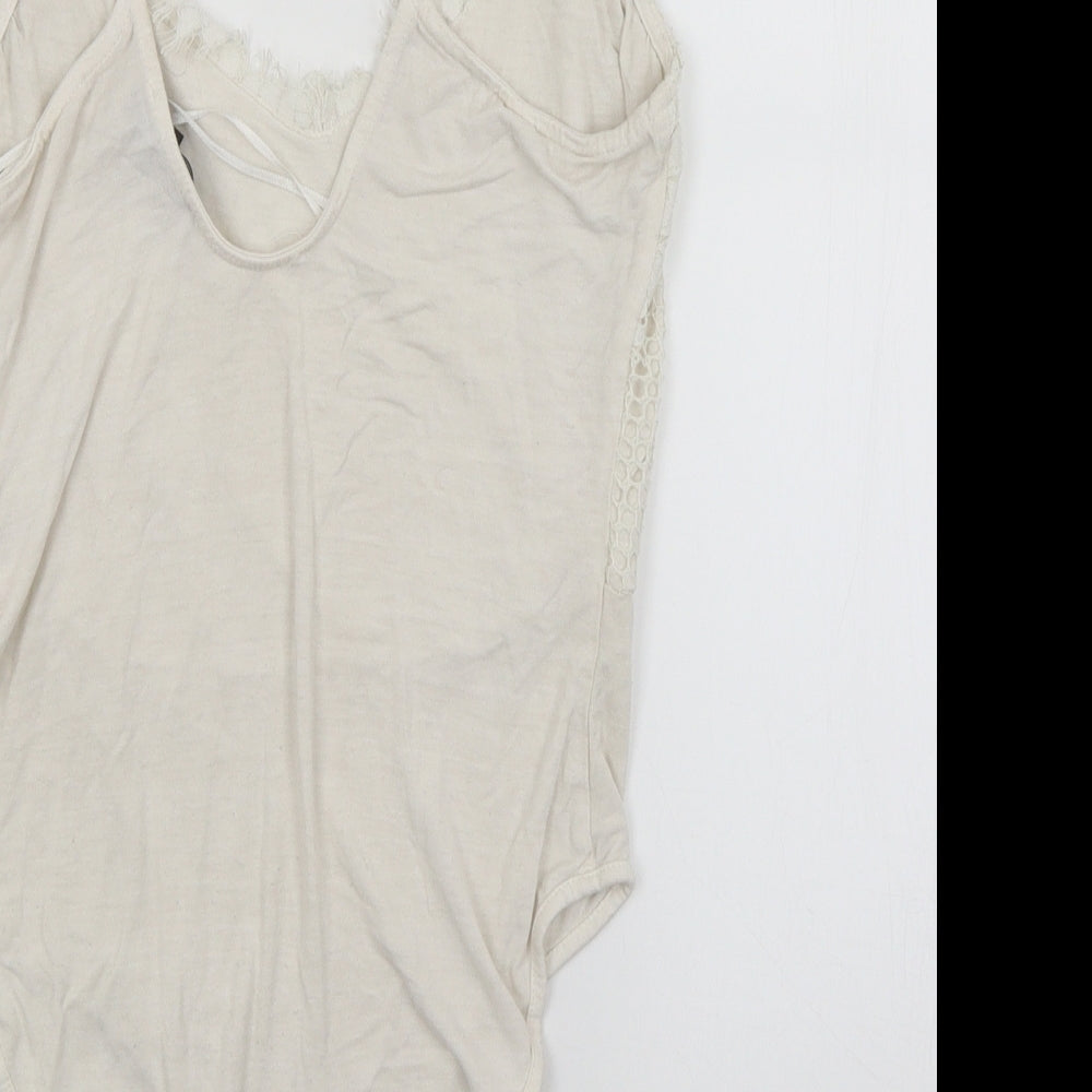 Primark Womens White Unitard One-Piece