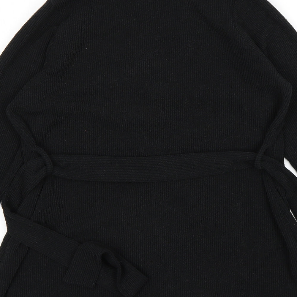 In the Style Womens Black Cardigan Jumper Size 12
