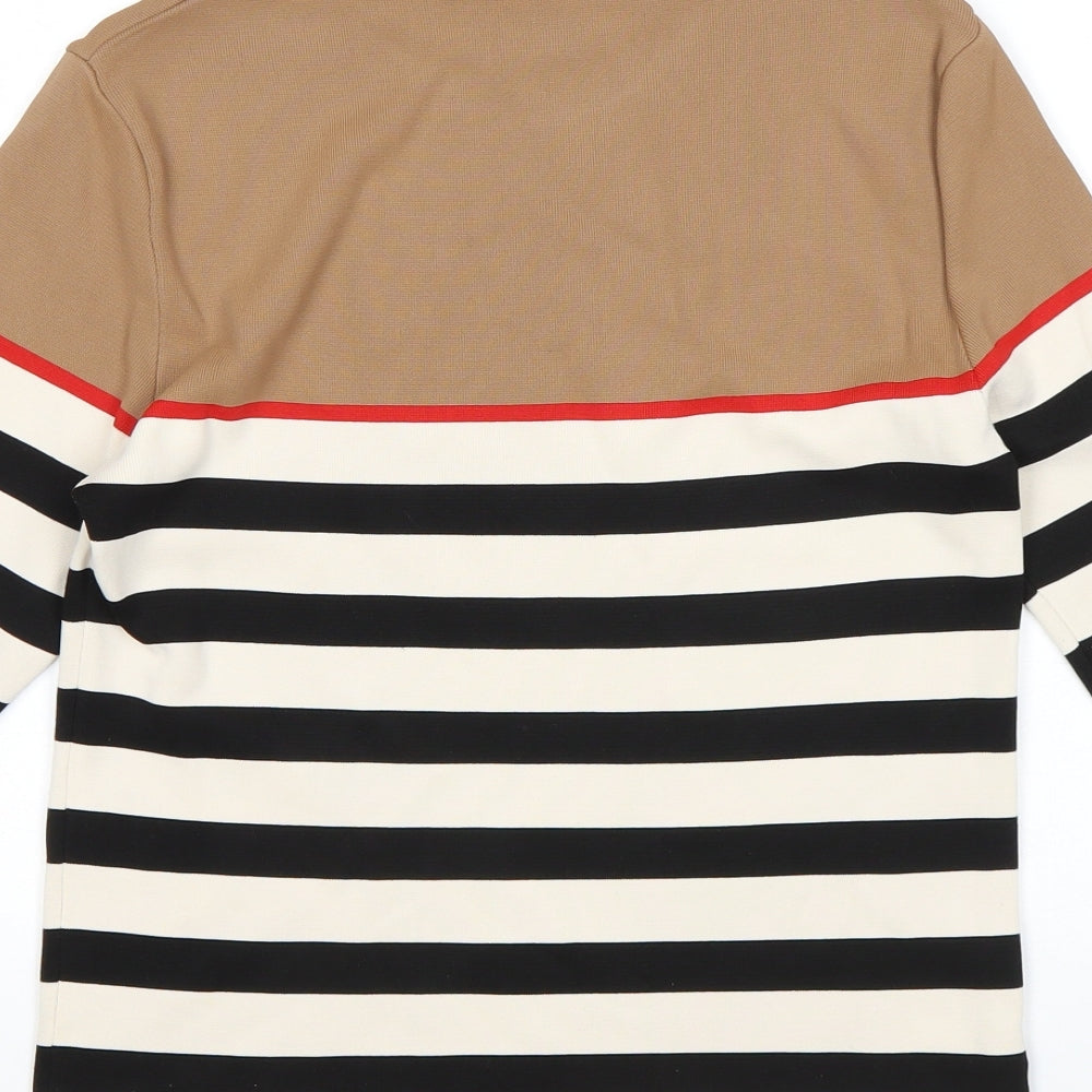 NEXT Womens Multicoloured Striped Pullover Jumper Size 10