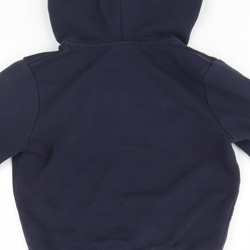 TU Boys Blue Full Zip Hoodie Size 4 Years - School
