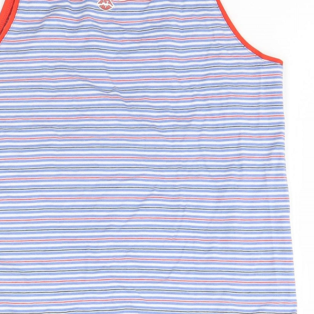 Woody Girls Blue Striped Basic Tank Size 10 Years - Fish