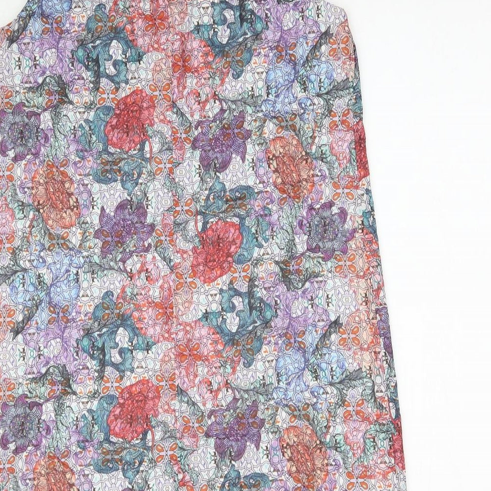 H&M Womens Multicoloured Geometric Tank Dress Size 10