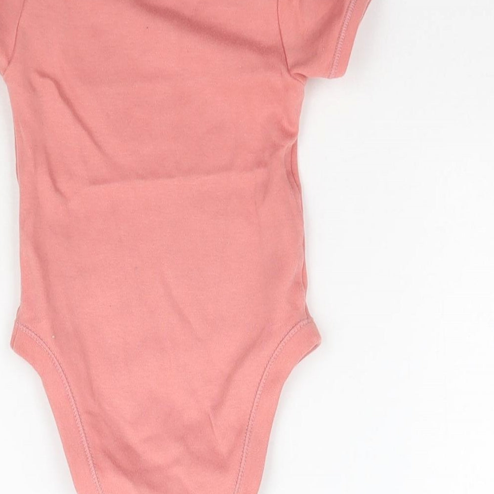 George Girls Pink Babygrow One-Piece Size 9-12 Months
