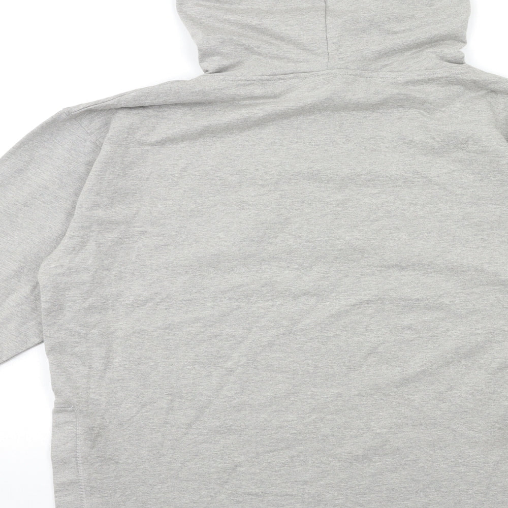 John Lewis Mens Grey Pullover Hoodie Size S