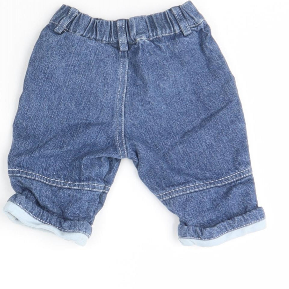 Jac Baby Baby Blue Denim Capri Jeans Size 3-6 Months