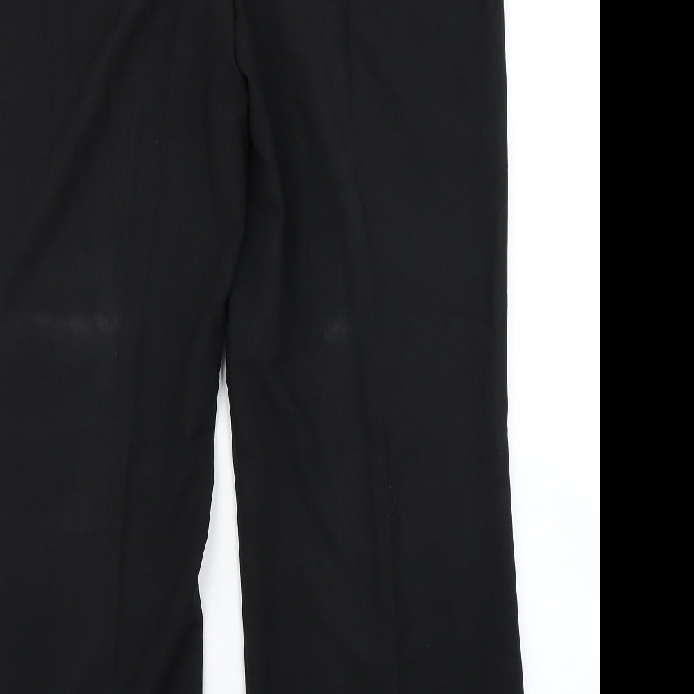 M&Co Womens Black Dress Pants Trousers Size 16 L28 in