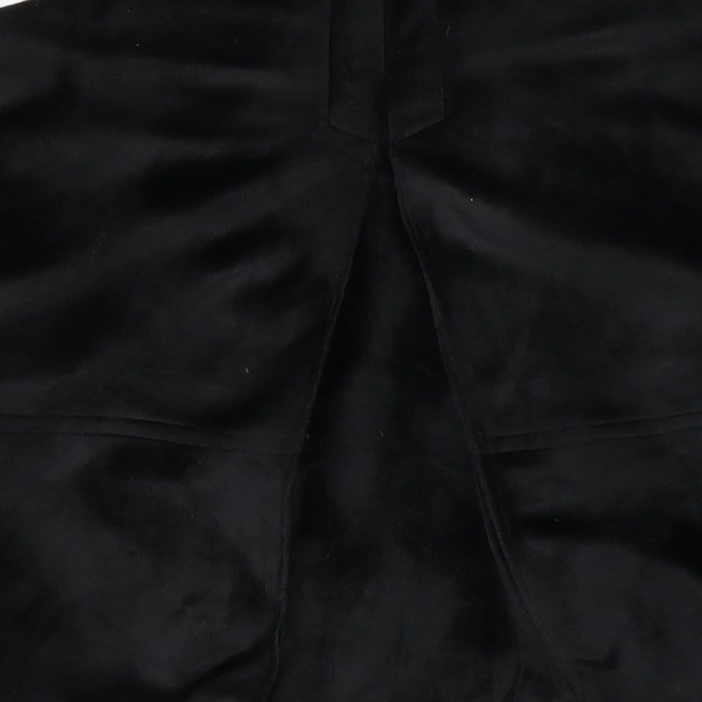 editions Womens Black Overcoat Coat Size 16