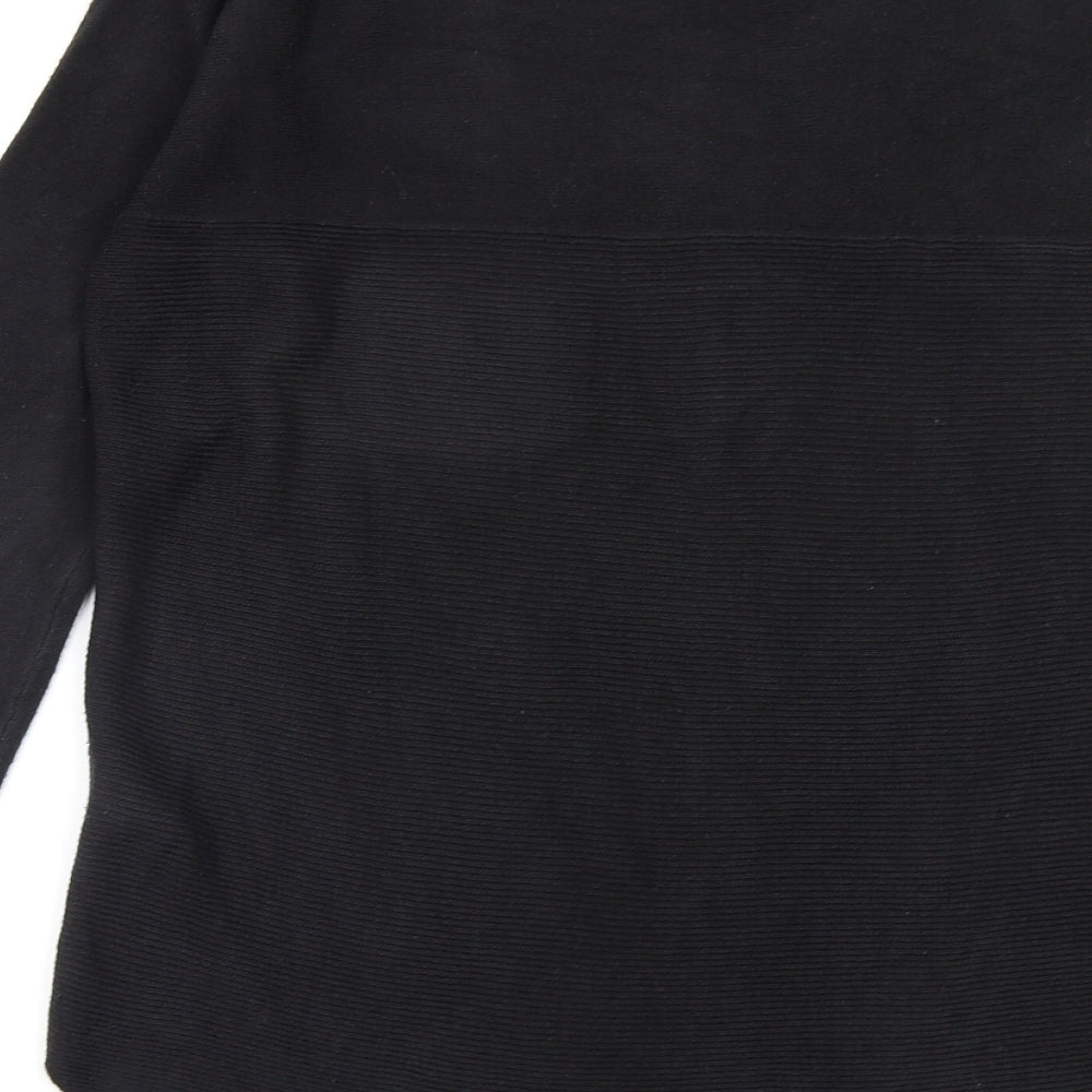 New Look Womens Black Pullover Jumper Size M