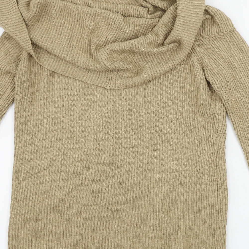 River Island Womens Beige Pullover Jumper Size 8