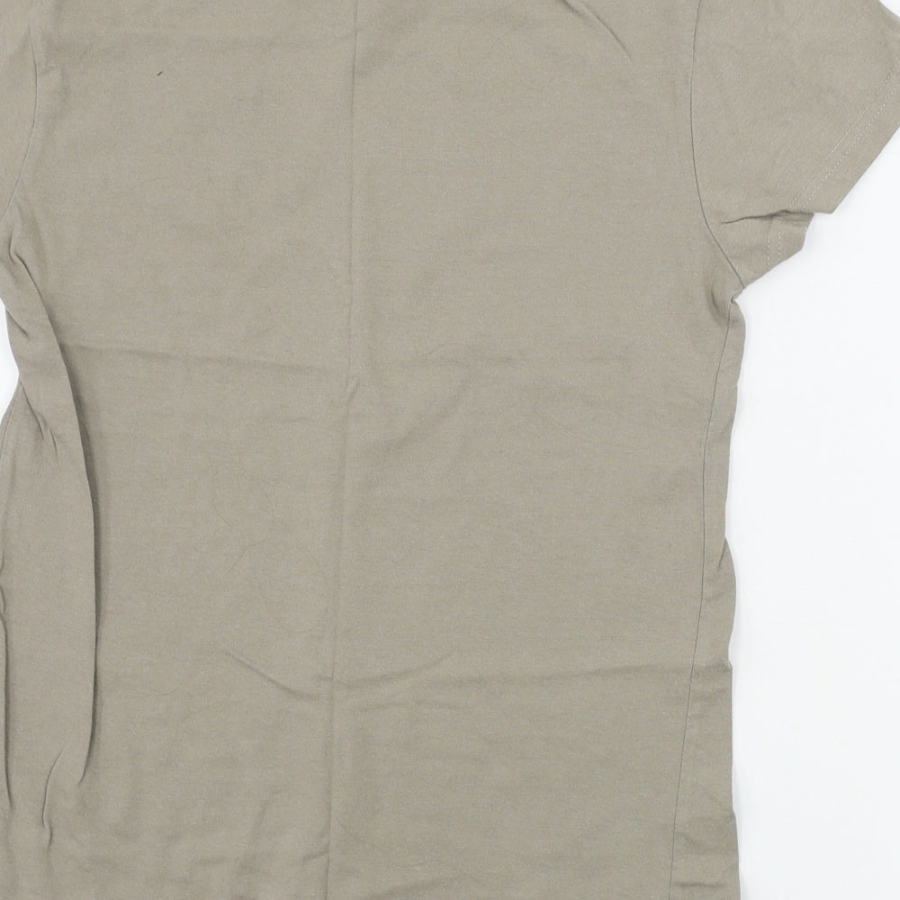 Blue Cherry Womens Brown Basic T-Shirt Size S
