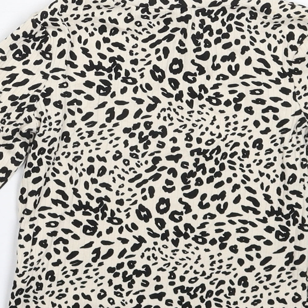 George Girls Multicoloured Animal Print Basic T-Shirt Size 4-5 Years