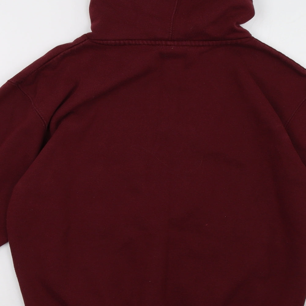 zone one Womens Red Pullover Hoodie Size S