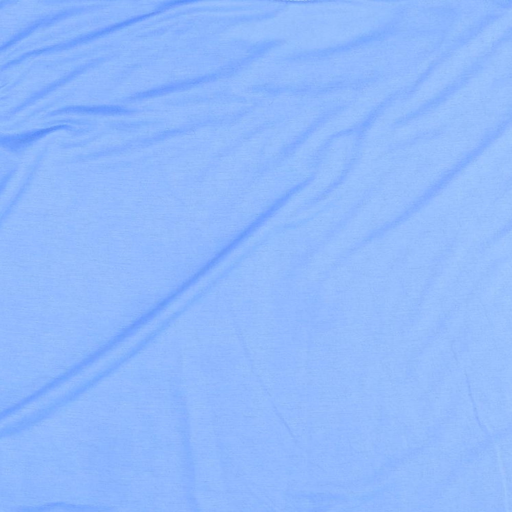 Preworn Womens Blue Basic Blouse Size 2XL