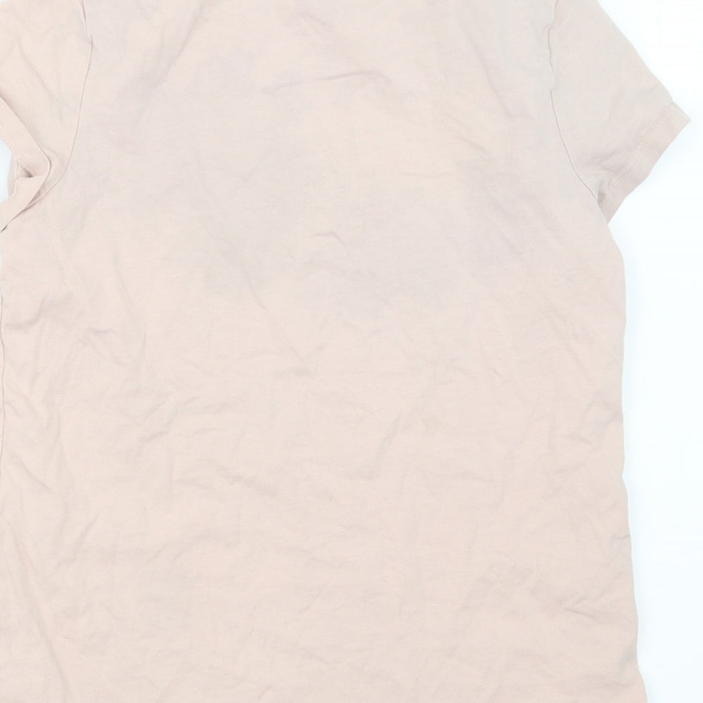 George Girls Pink Basic T-Shirt Size 10-11 Years