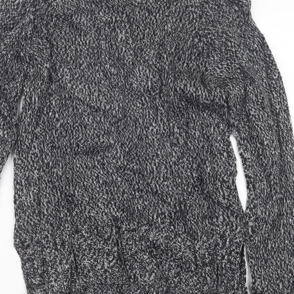 NEXT Womens Black Knit Pullover Jumper Size XS