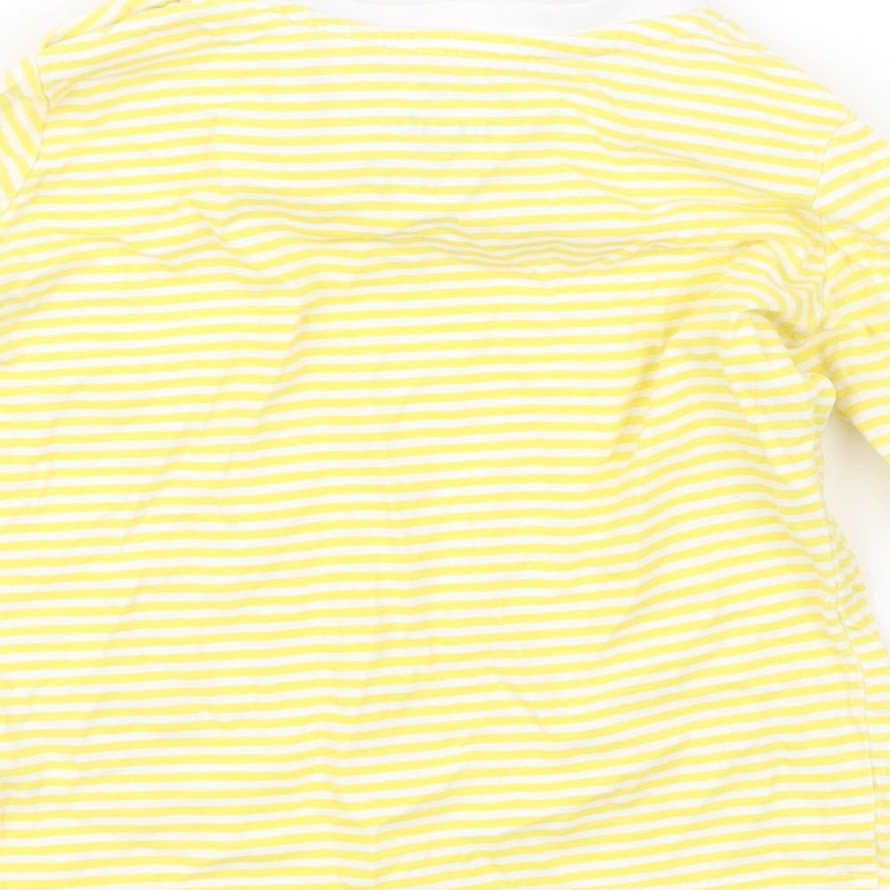 Lupilu Baby Yellow Striped Basic T-Shirt Size 6-9 Months
