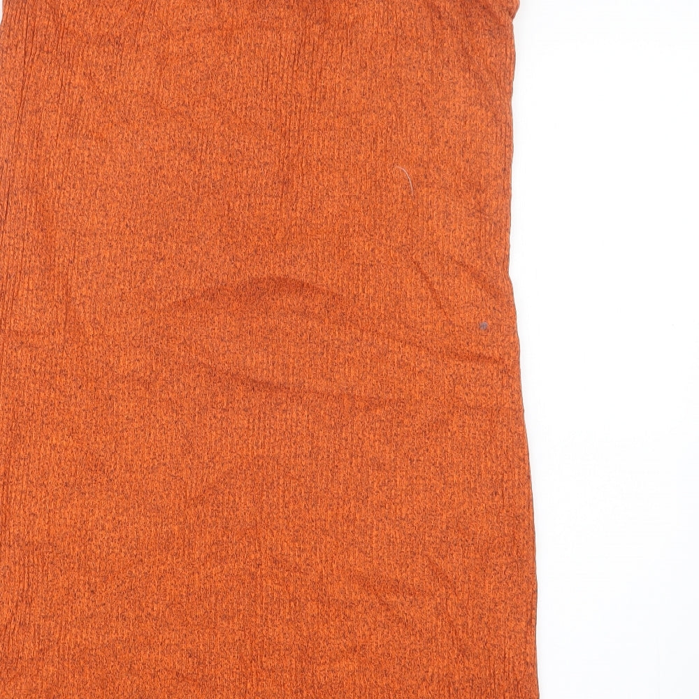 Topshop Womens Orange Mini Size 14