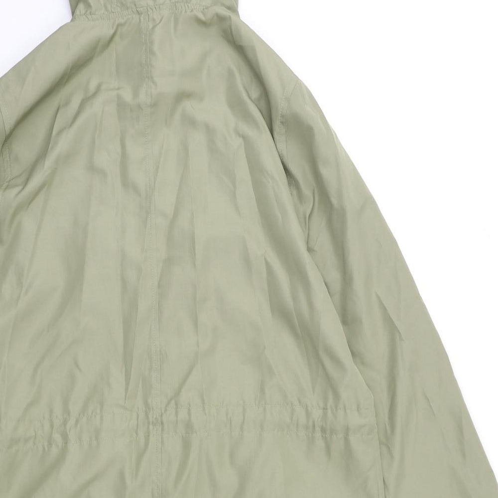 Primark Womens Green Overcoat Coat Size 6