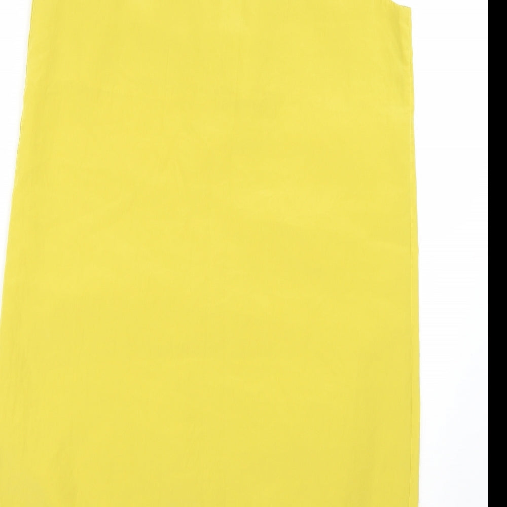Love Womens Yellow Shirt Dress Size S