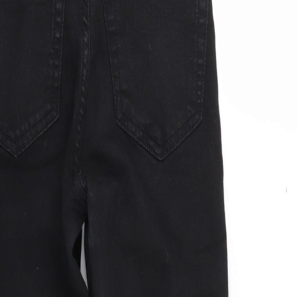 Topshop Mens Black Skinny Jeans Size 28 L23 in