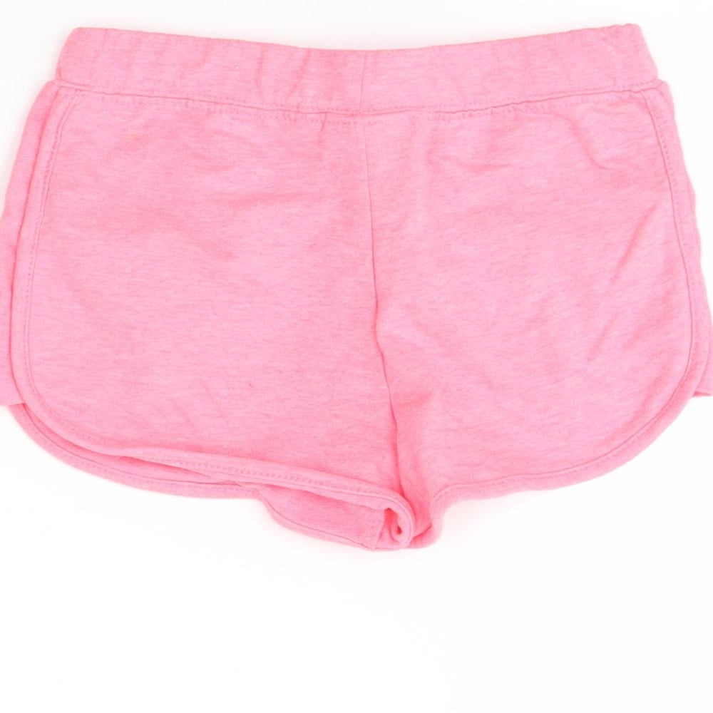 I Love Girls Wear Girls Pink Sweat Shorts Size 7 Years