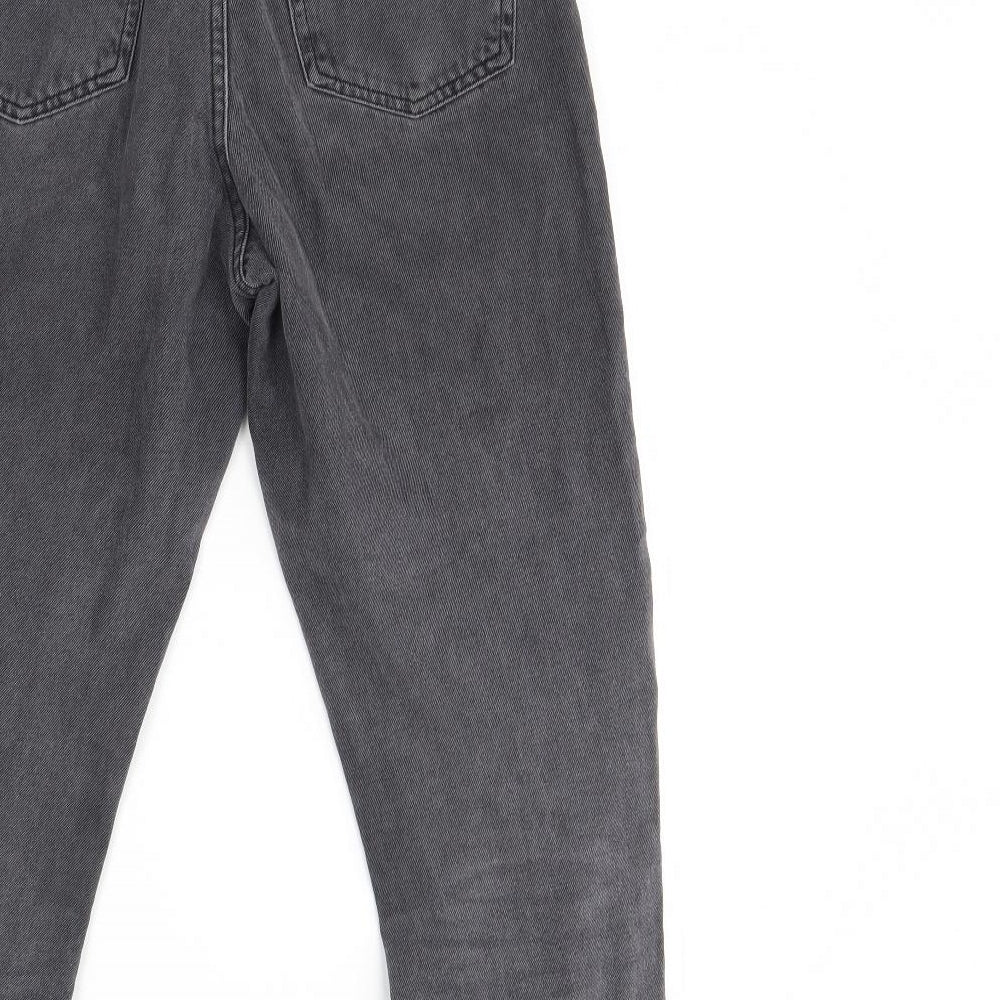 DENIM CO Womens Black Denim Straight Jeans Size 10 L29 in