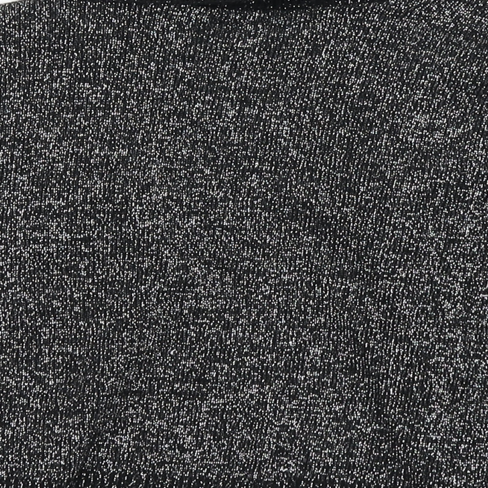 New Look Womens Black Knit Cardigan Jumper Size 6