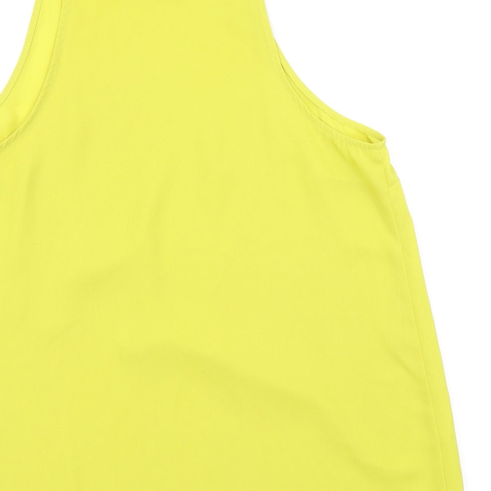 New Look Womens Yellow Camisole Blouse Size 14