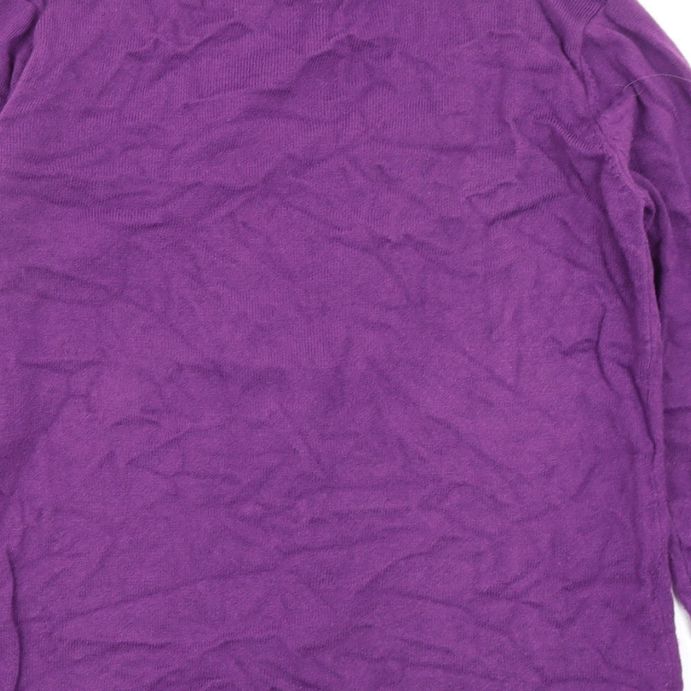 Special Collection Womens Pink Floral Pullover Jumper Size 12