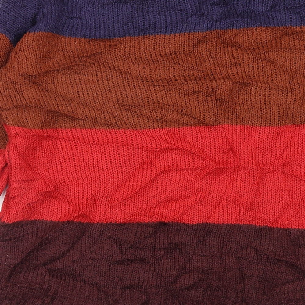 New Look Womens Multicoloured Pullover Jumper Size S