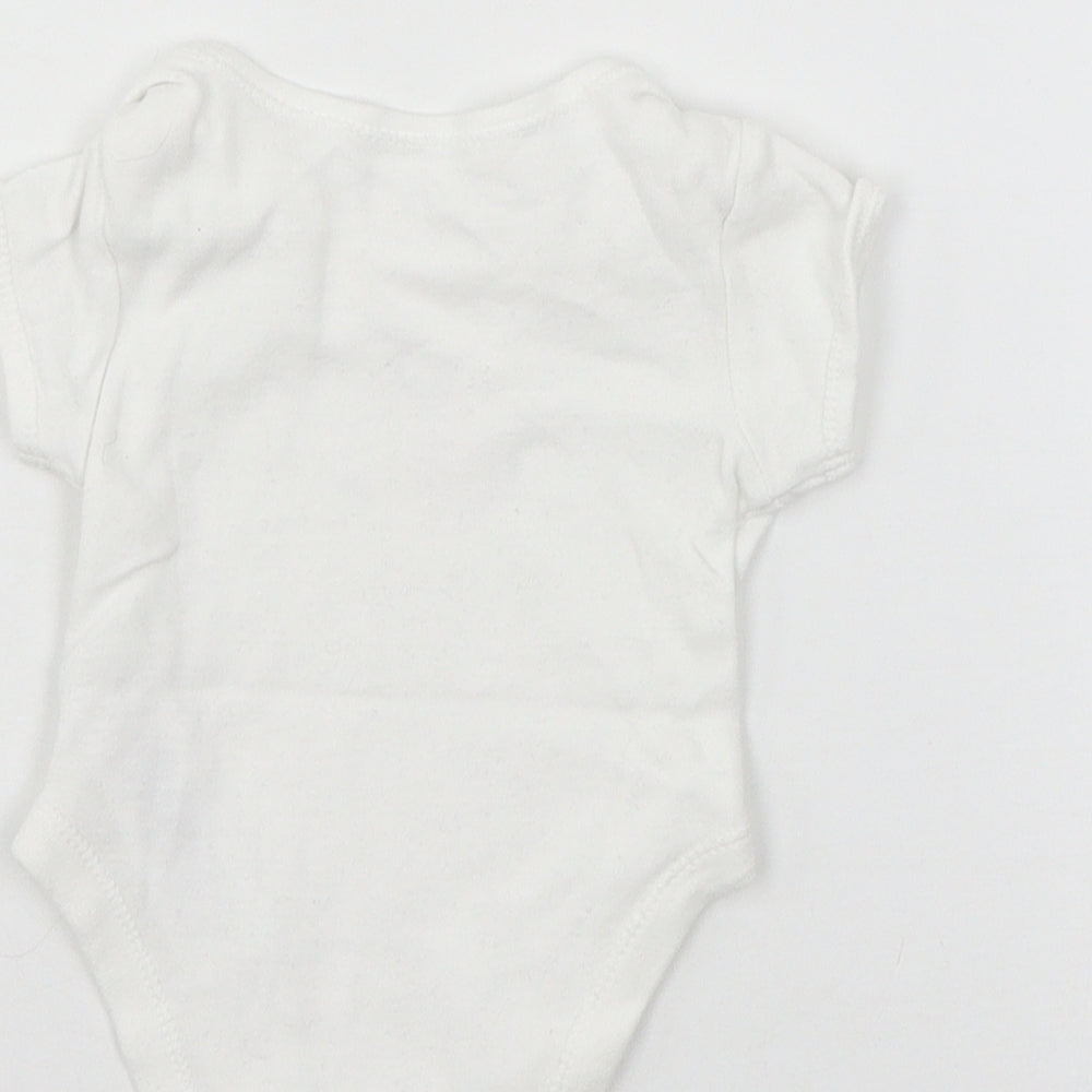 Disney Baby White Jersey Babygrow One-Piece Size 0-3 Months - Minnie Mouse