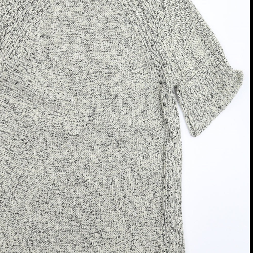 New Look Womens Grey Knit Jumper Dress Size L