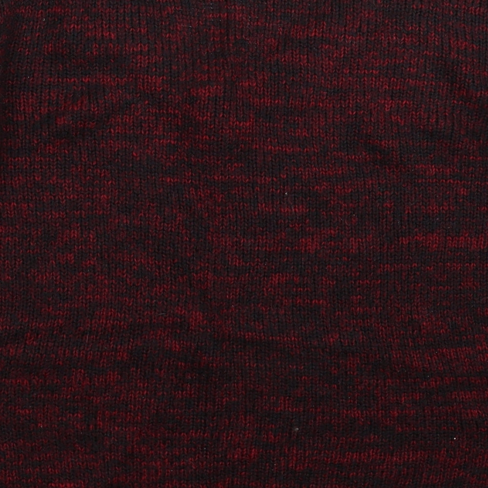 Papaya Womens Red Knit Pullover Jumper Size 14