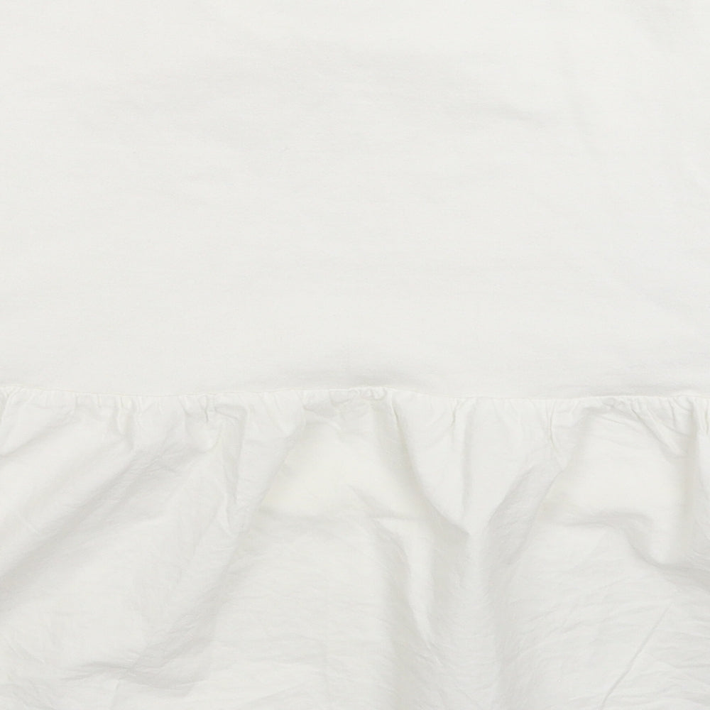 Primark Womens White Pullover Sweatshirt Size 12