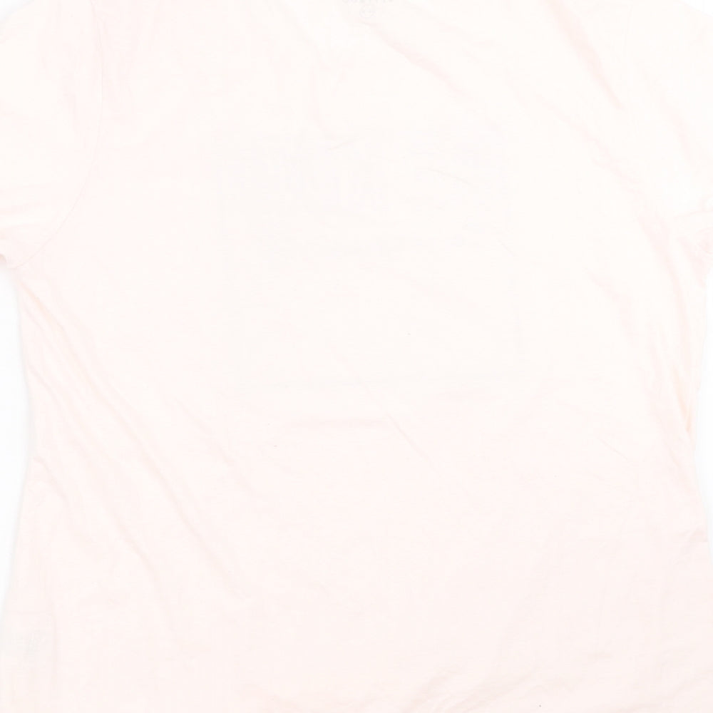 JEFF & CO Womens Pink Solid Top Pyjama Top Size 12 - Be Kind to Yourself