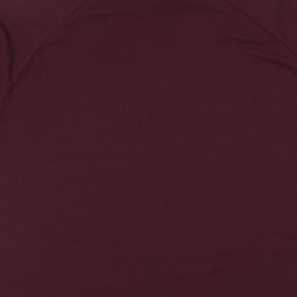 Atmosphere Womens Purple Basic T-Shirt Size 8